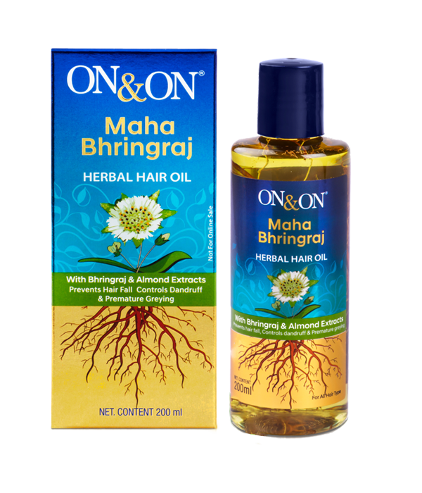 ON&ON Maha Bhringraj Herbal Hair Oil (200ml)