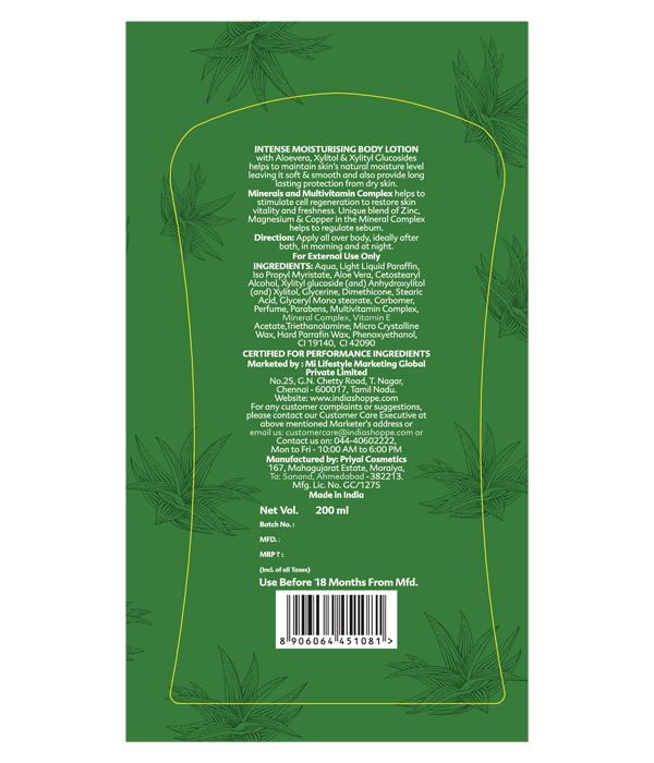 Elements Wellness Intense Moisturising Body Lotion (200ml) image 3