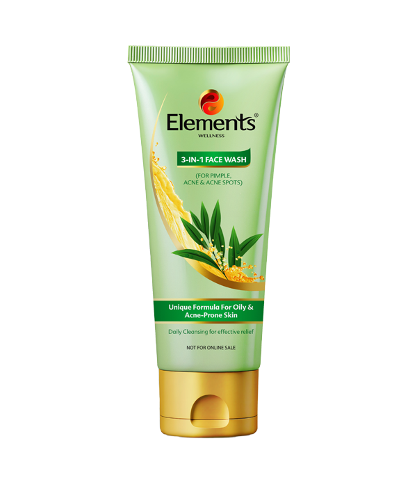 Elements Wellness 3-in-1 Face Wash (60g)