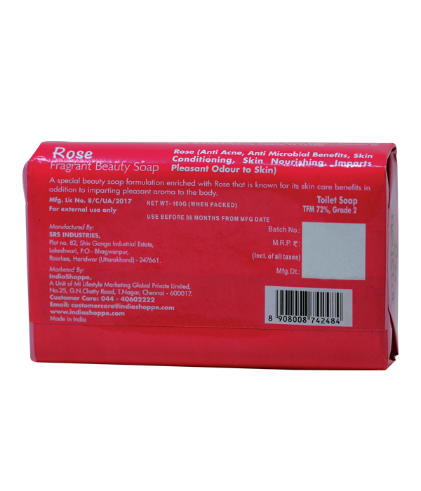 Neustar Rose Fragrant Beauty Soap (100g) image 2
