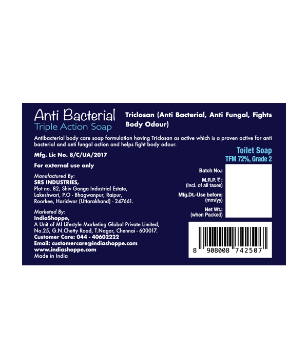 Neustar Anti Bacterial Triple Action Soap (100g) image 2