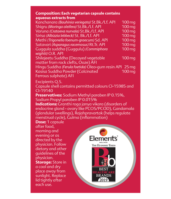 Elements Wellness Cyclova Capsules (30 Capsules) image 3