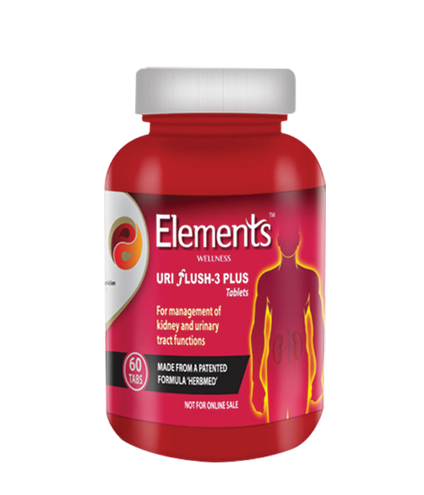 Elements Wellness Uri Flush-3 Plus Tablets (60 Tablets)