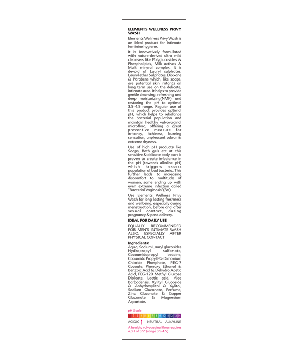 Elements Wellness Privy Wash (100ml) image 3