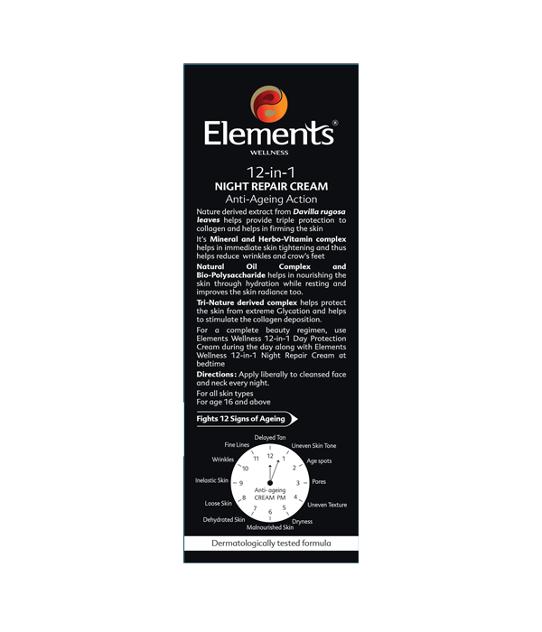 Elements Wellness 12-in-1 Night Repair Cream (25ml) image 4