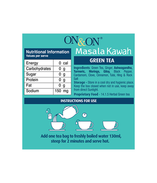 ON&ON Masala Kawah (10 Tea Bags) image 2