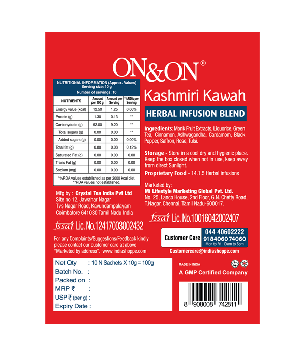 ON&ON Kashmiri Kawah (10 Sachets) image 2