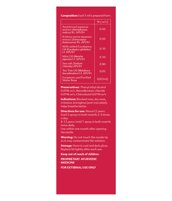 Elements Wellness Pro Nasika Nasal Spray (20ml) image 3