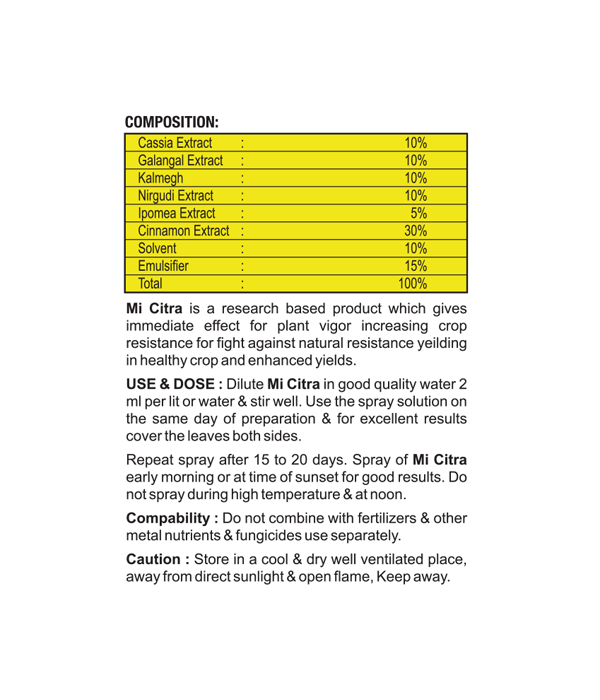IndiaGro Mi Citra (250ml) image 2
