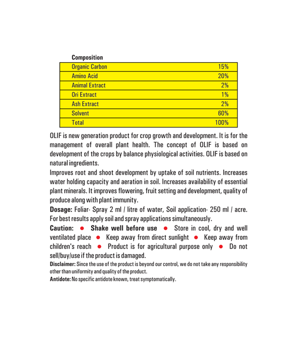 IndiaGro Olif Super 16 (500ml) image 2