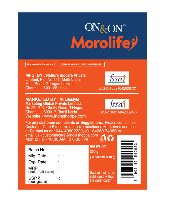 ON&ON Morolife (30 Sachets) image 3