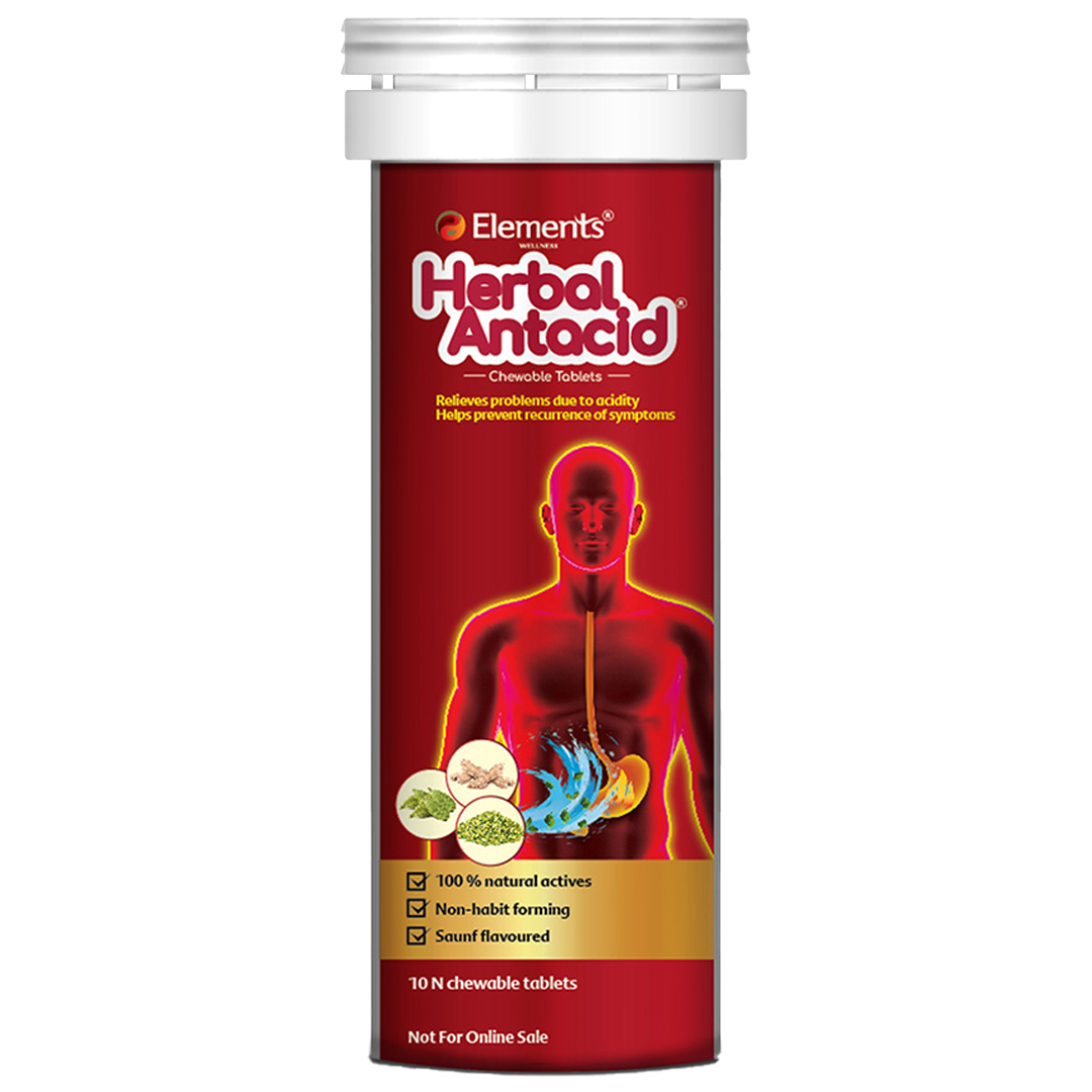 Elements Wellness Herbal Antacid 3x10n Chewable Tablets image 3