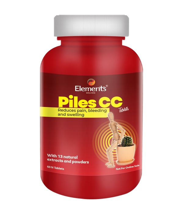 Elements Wellness Piles CC Tablets (60 Tablets)
