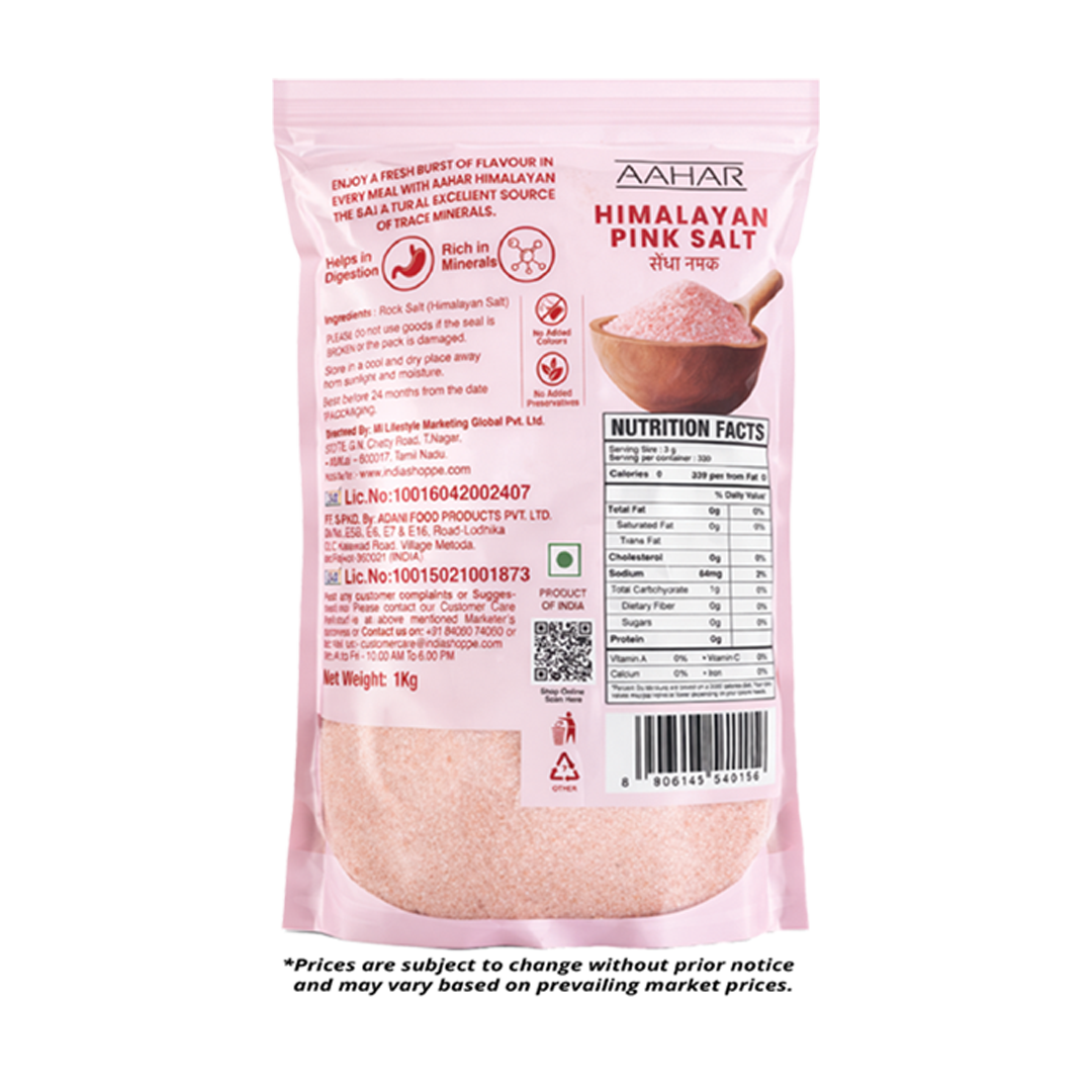 Aahar Himalayan Pink Salt (1kg) image 2